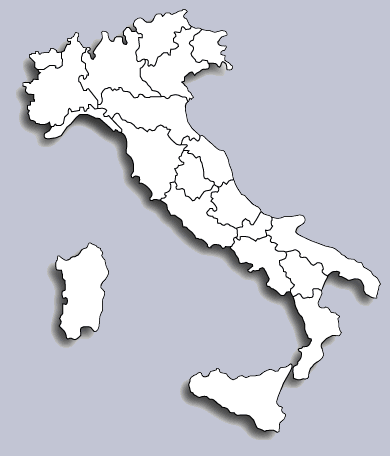 Mappa Italia - Seleziona la tua regione